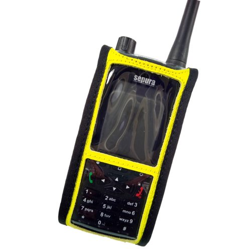 Sepura SC2120 M2 Radio Case Hi Vis Yellow front