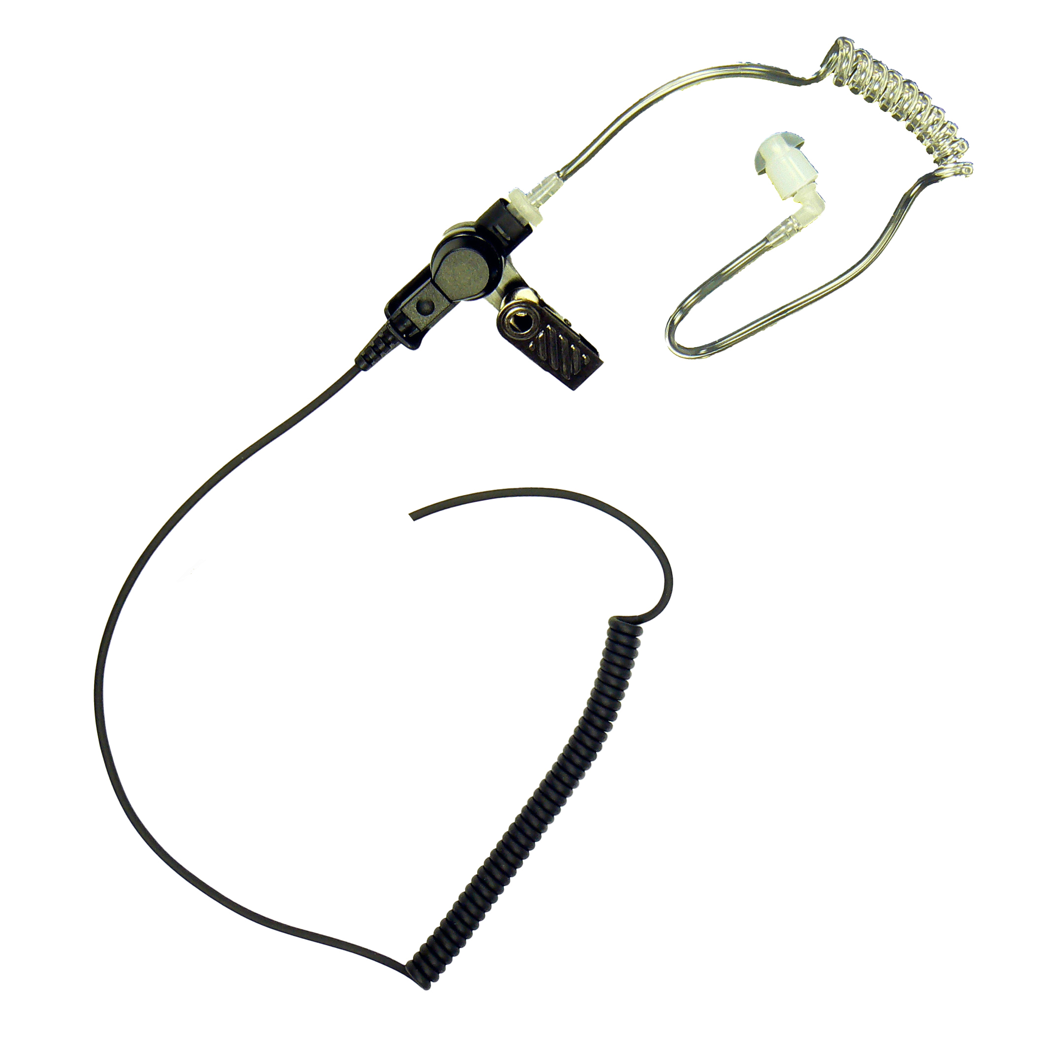 Acoustic tube listen-only earpiece