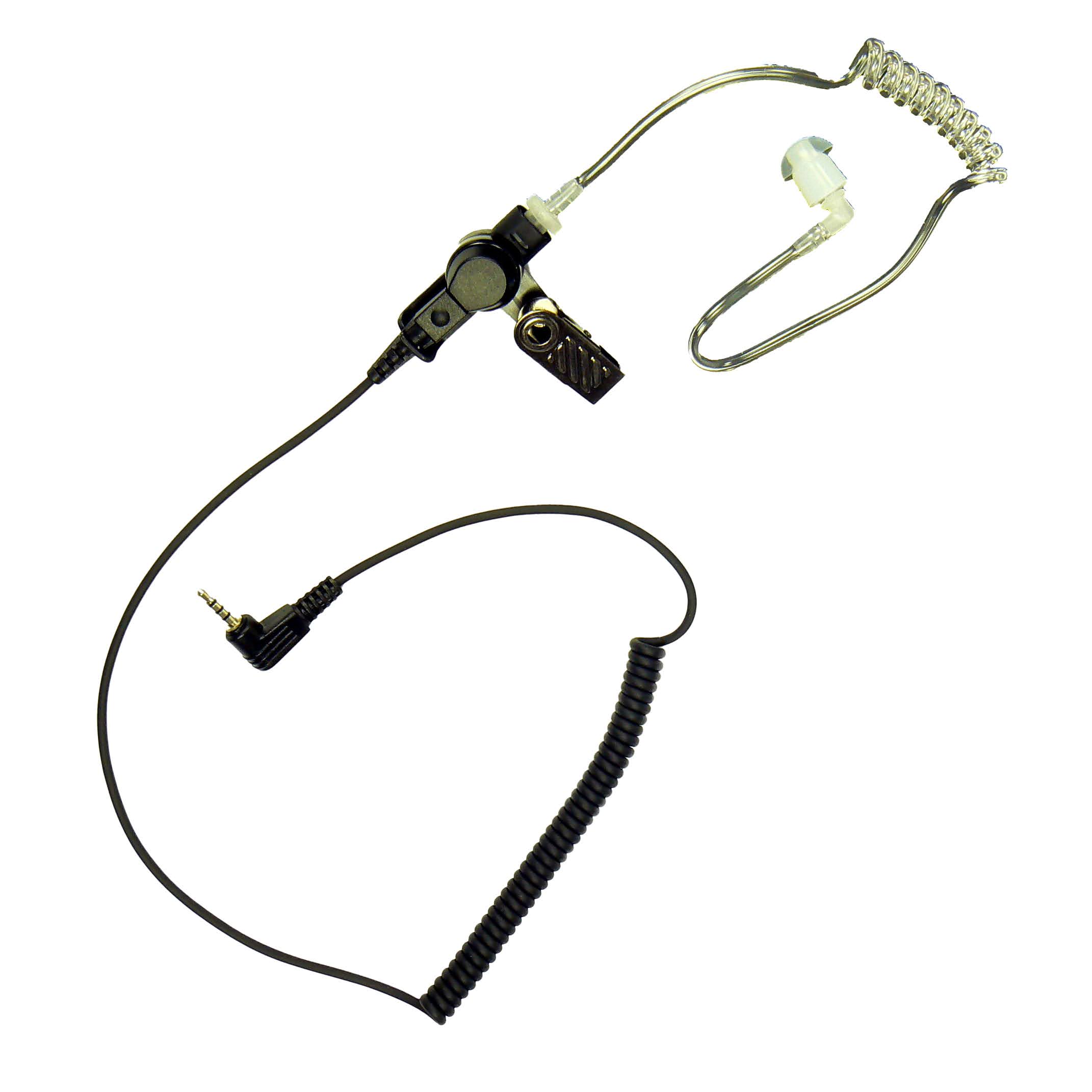 Listen only earpiece acoustic tube for Sepura Tetra Radio