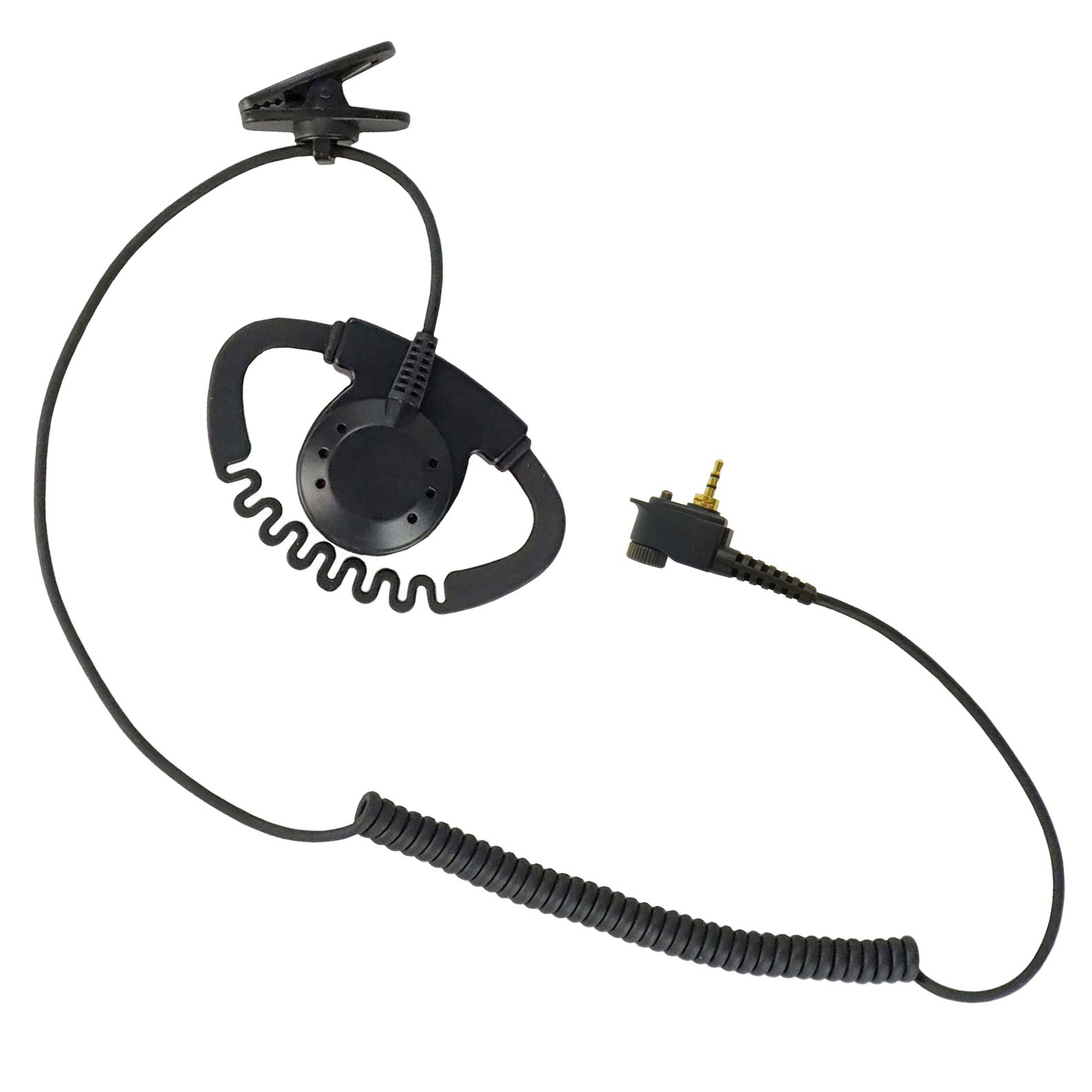 D Shape listen-only earpiece Motorola