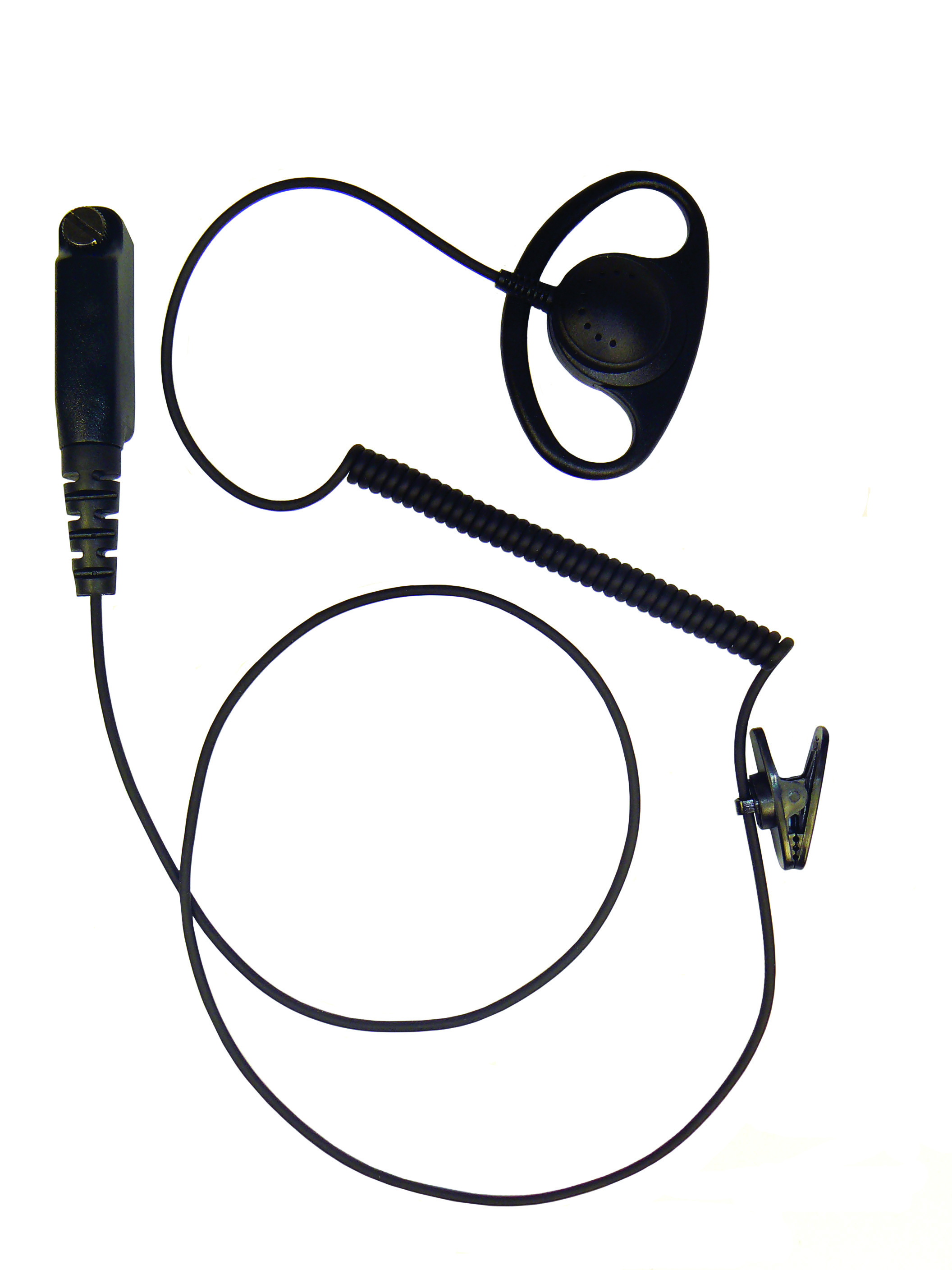 D-Shape radio earpiece Sepura Tetra