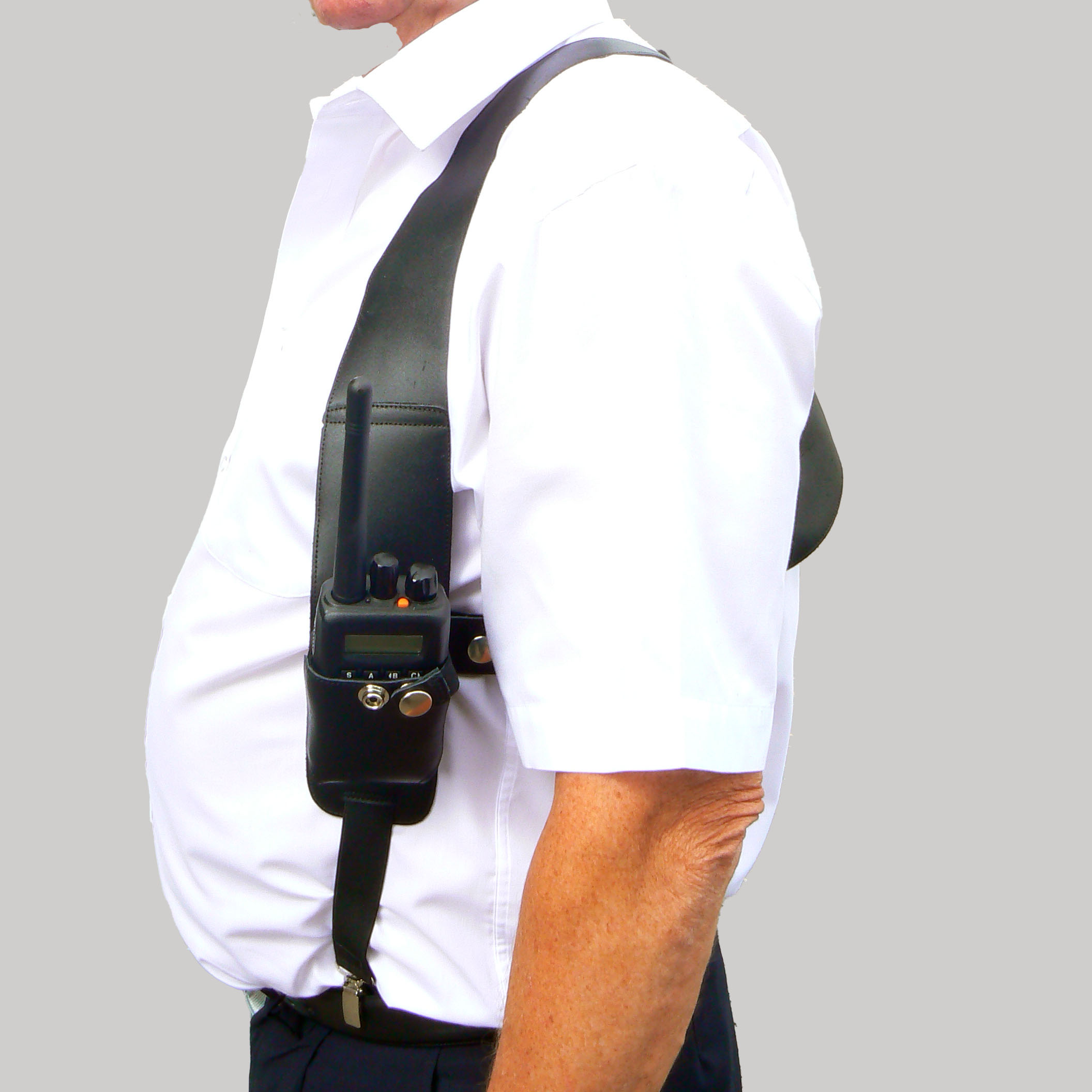 Shoulder Holster Harness with Click-On for Radio