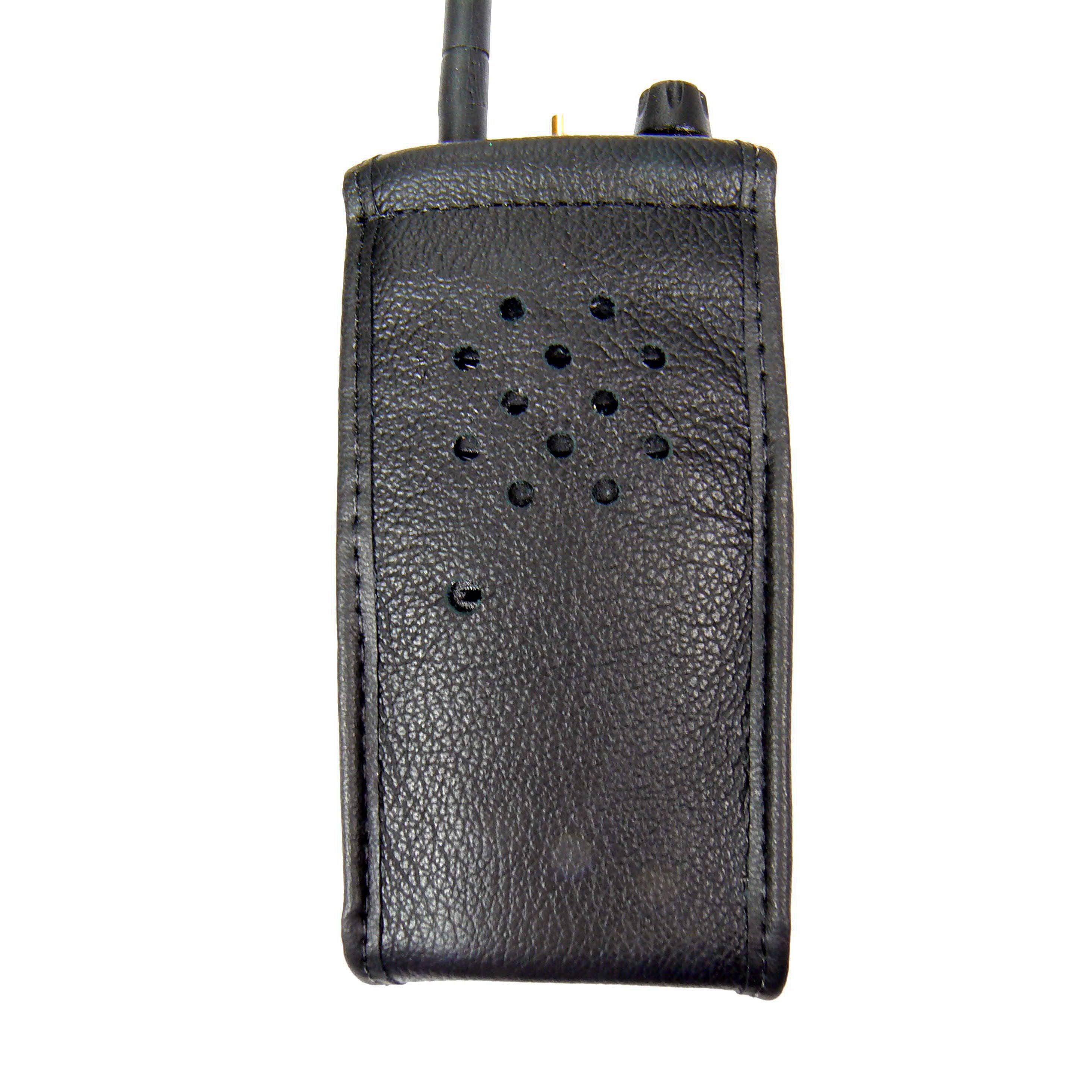 Maxon PMR446 soft leather radio case