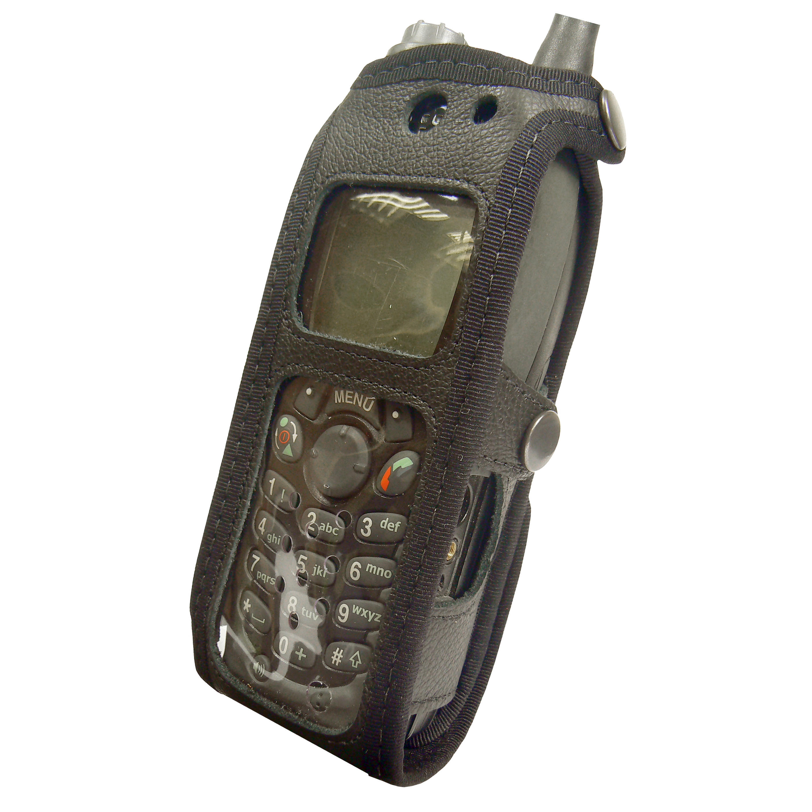 Motorola MTH650 Tetra Radio Case Leather with Click-On