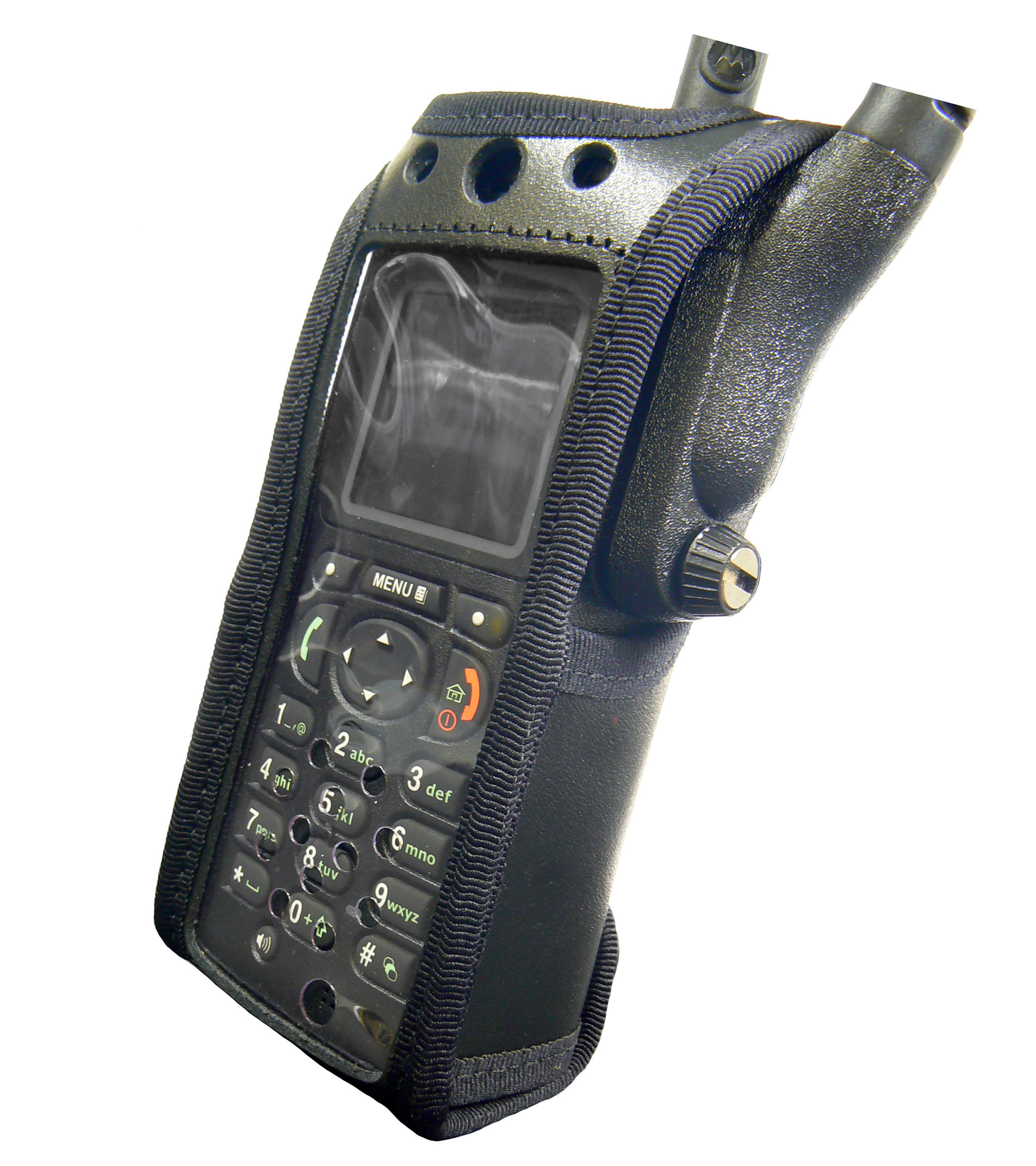 Motorola MTP850 FUG Tetra Radio Case Leather with Click-On