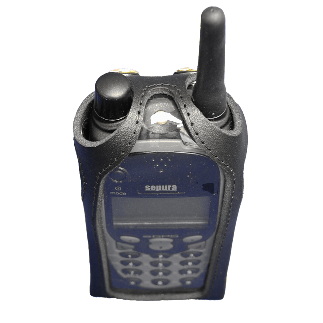 Sepura SRP2000 Tetra Radio Case Leather with Click-On